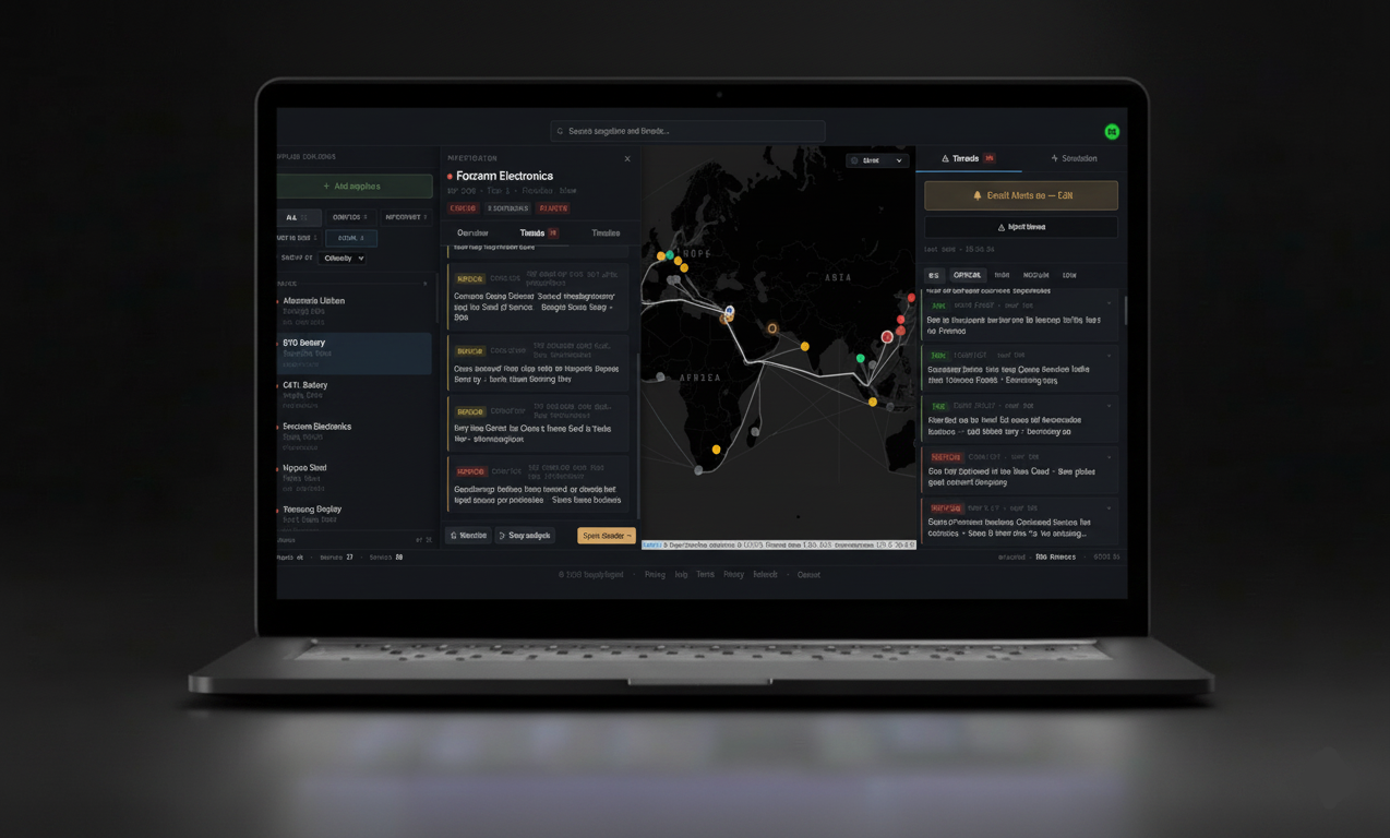 SupplySignal on laptop